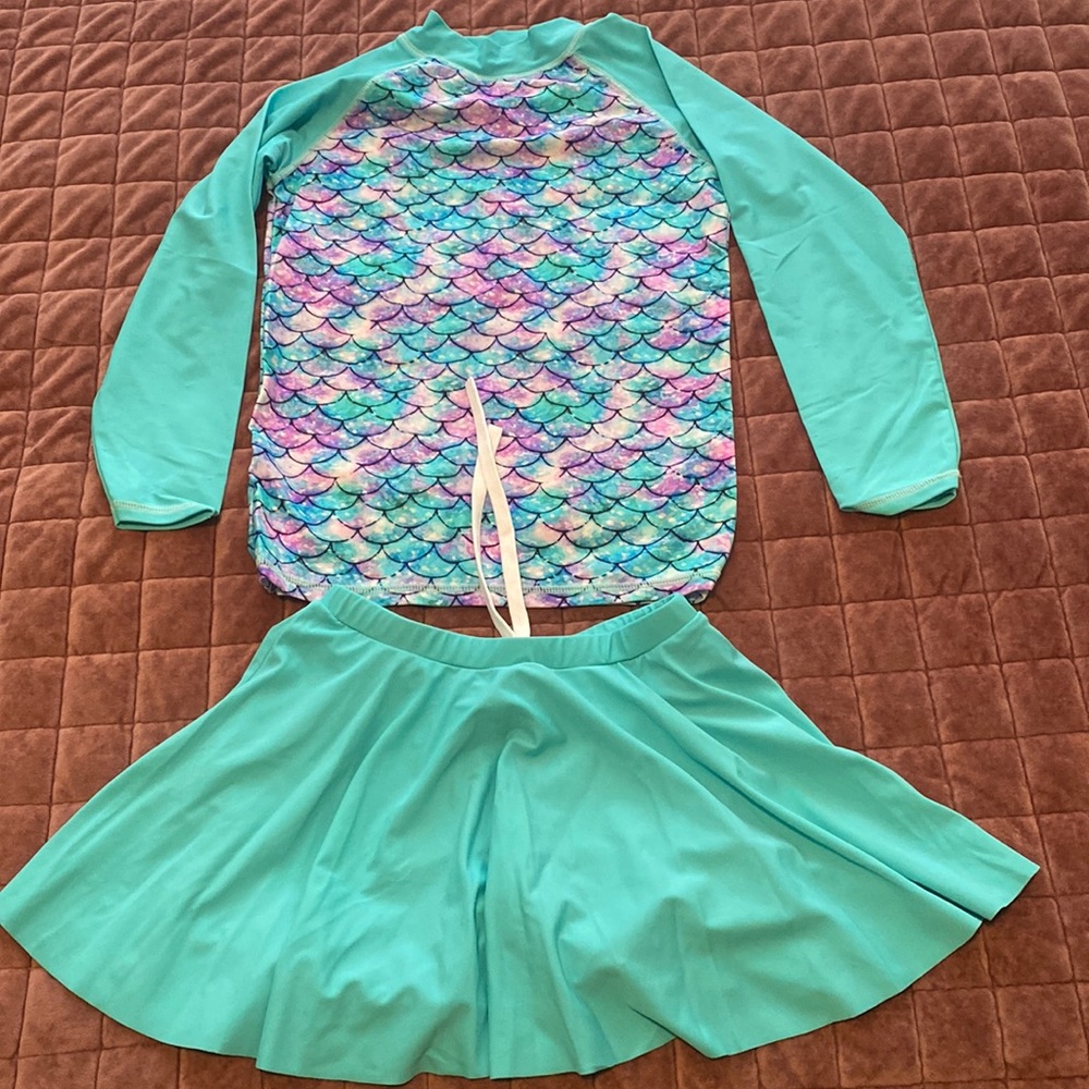 Girls swim suit long sleeve